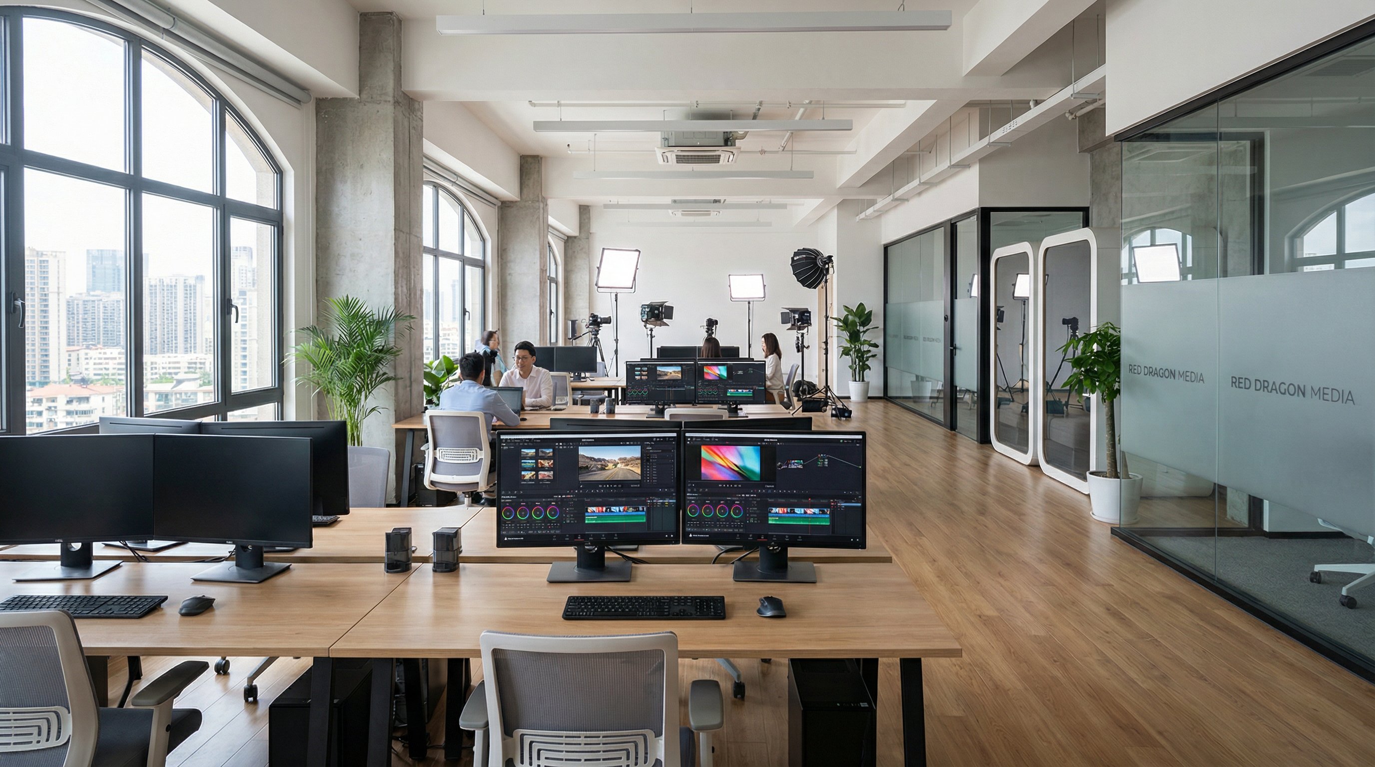 今日看料公司办公室